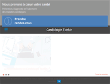 Tablet Screenshot of cardiologie-tonkin.com